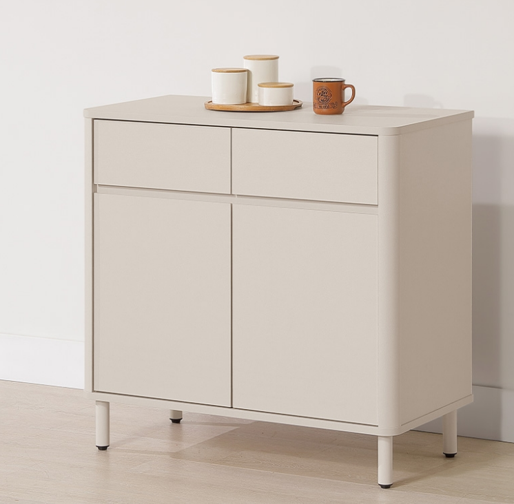 E355-2 曼尼亞2.7尺餐櫃下座 雙門 木面