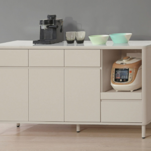 E355-3 曼尼亞5尺餐櫃下座 木門