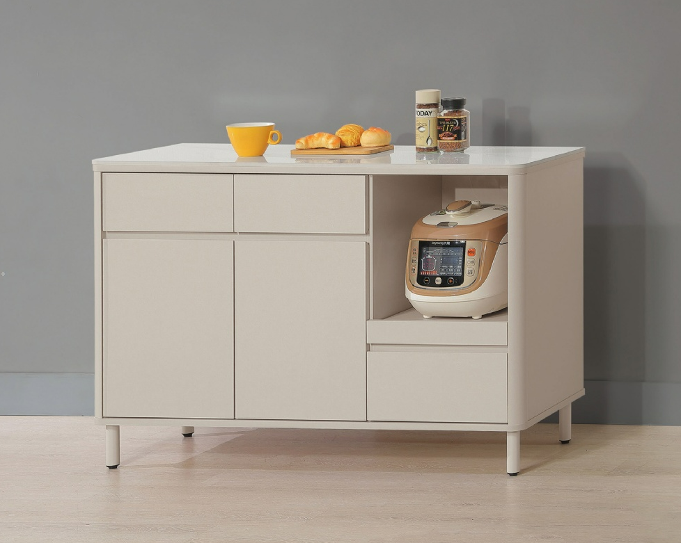 E355-5 曼尼亞4尺餐櫃下座 岩板