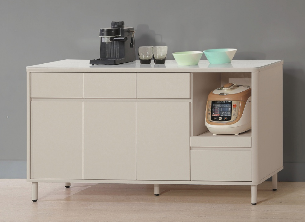 E355-7 曼尼亞5尺餐櫃下座 岩板