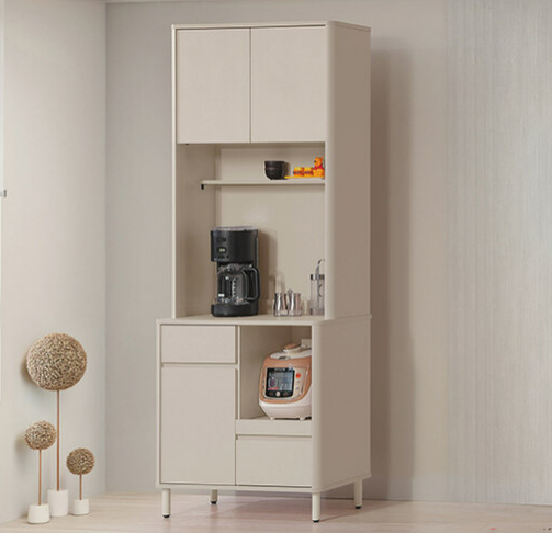 E356-2 曼尼亞2.7尺餐櫃 木面 單門 全組