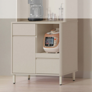 E356-3 曼尼亞2.7尺餐櫃下座 單門 木面