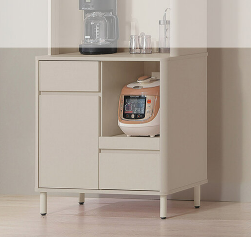 E356-3 曼尼亞2.7尺餐櫃下座 單門 木面