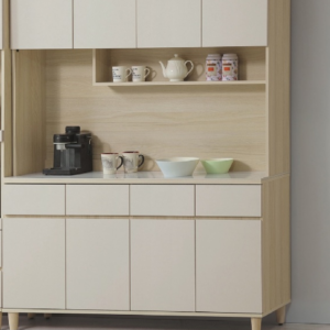 E358-2 艾薇拉5尺岩板餐櫃 全組 附隔板四片