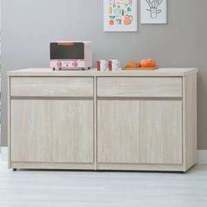 E359-2 鄉村白榆木5.2尺餐櫃