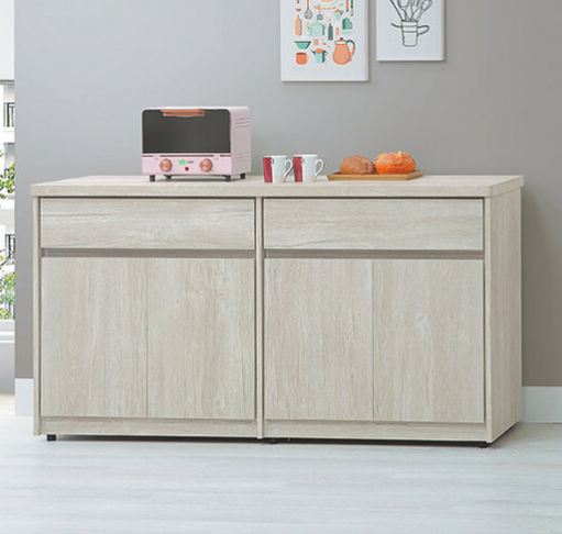 E359-2 鄉村白榆木5.2尺餐櫃