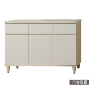 E358-7 艾薇拉4尺木面餐櫃下座 ⊙隔板2片