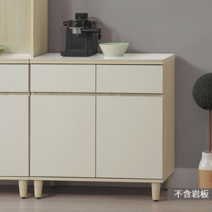 E358-9 艾薇拉2.7尺木面餐櫃下座 ⊙隔板1片