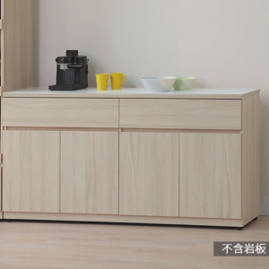 E360-3 米倫5.3尺餐櫃 木面