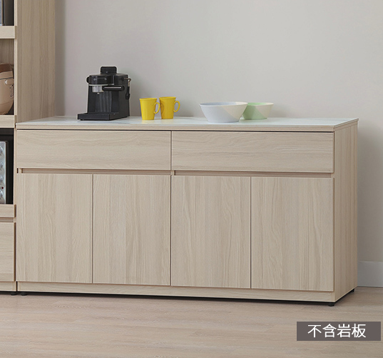 E360-3 米倫5.3尺餐櫃 木面