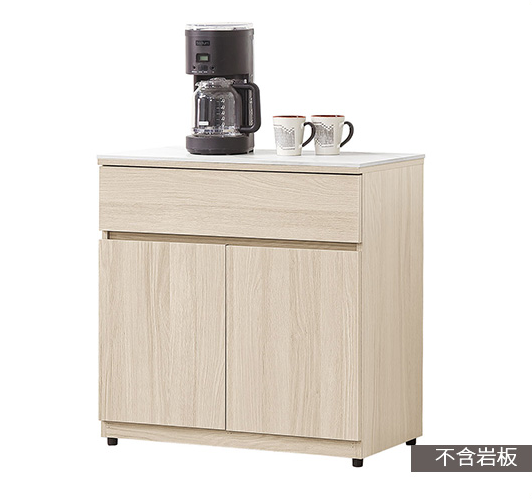 E360-7 米倫2.7尺餐櫃 木面