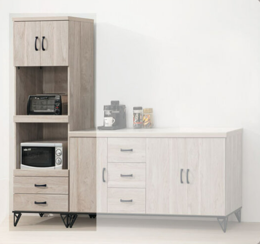 E368-1 白金2*6尺電器收納櫃