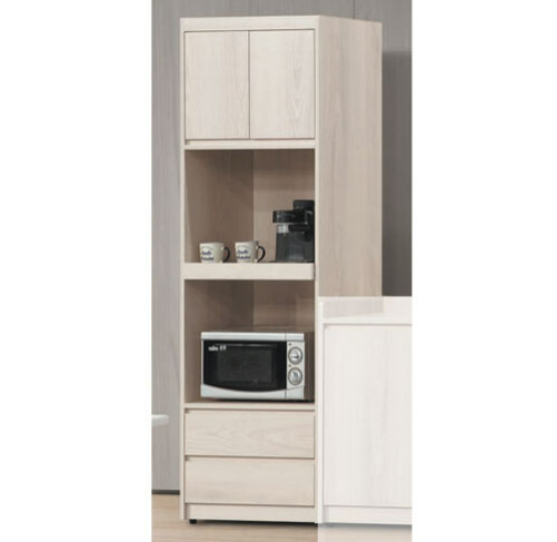 E372-3 卡洛琳北美杉木2*6尺收納立櫃