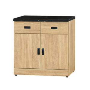 E376-1 法蘭克2.7尺餐櫃 下座 含石面