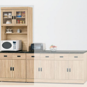 E376-3 法蘭克2.7尺餐櫃整組 含石面