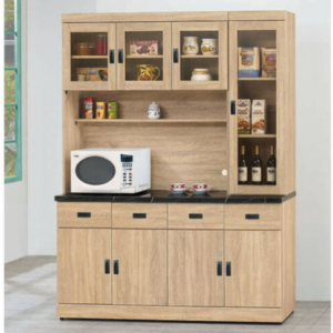 E376-6 法蘭克5.3尺餐櫃整組 含石面