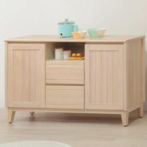 E379-6 米樂實木洗白5尺餐櫃