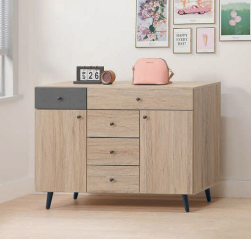 E379-7 米奇4尺餐櫃/玄關櫃