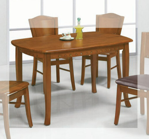 E386-3 小法式柚木餐桌