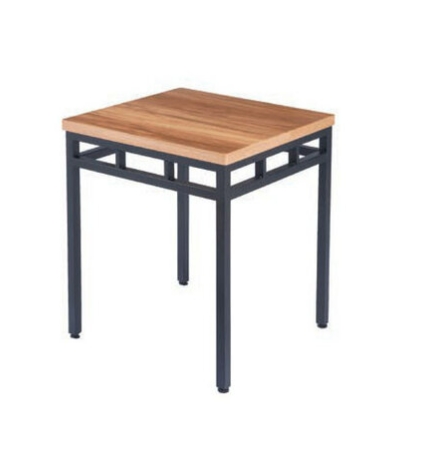 E397-3 胡桃2*2桌 烤黑砂 ⊙台灣製造