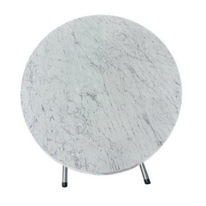 E405-18 4尺圓鍍大腳 大理石.加厚、