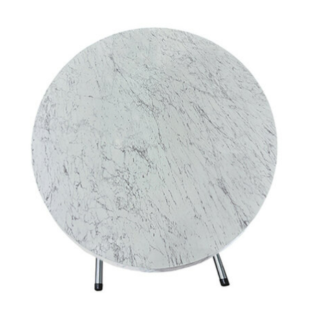 E405-18 4尺圓鍍大腳 大理石.加厚、