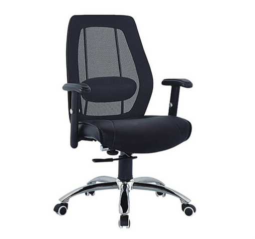 E422-2 C2128A網布辦公椅電鍍腳、