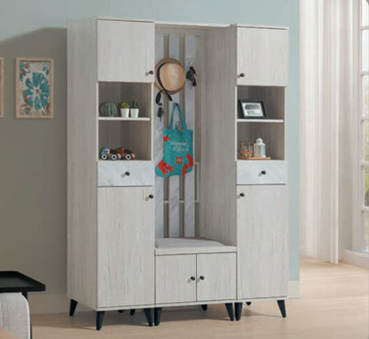 E426-3 艾曼妮4.6尺鞋櫃 全組