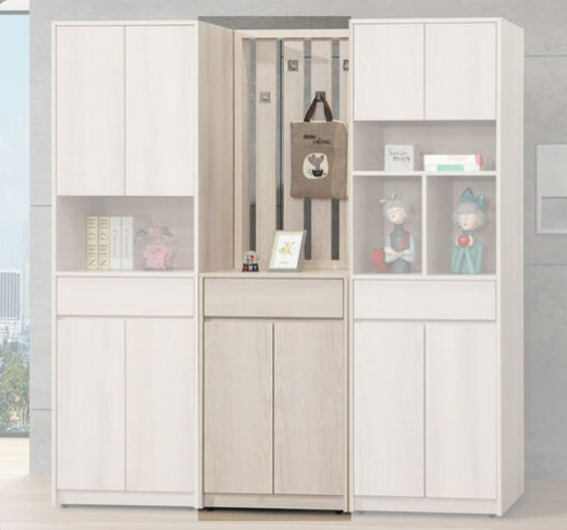 E432-2 卡洛琳北美杉木2尺隔間櫃 屏風