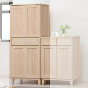 E433-1 米樂實木洗白2.7尺高鞋櫃