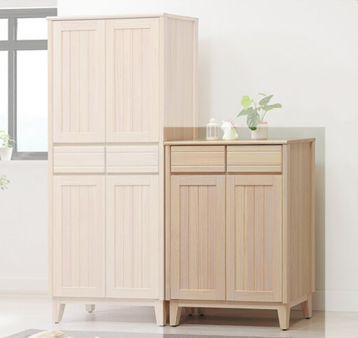 E433-2 米樂實木洗白2.7尺鞋櫃