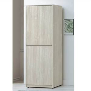 E437-3 鄉村白榆木四門鞋櫃 ⊙附活動隔板8片