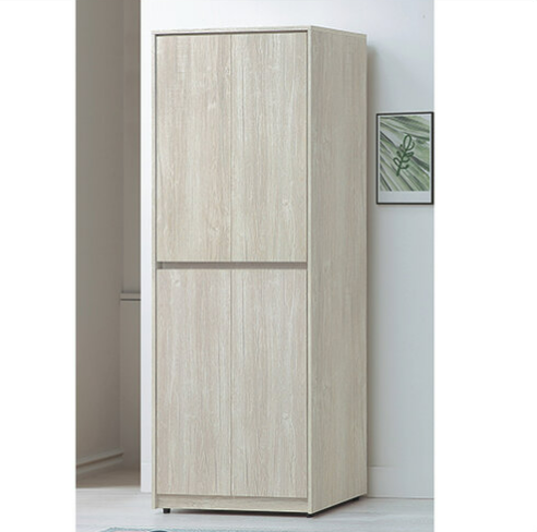 E437-3 鄉村白榆木四門鞋櫃 ⊙附活動隔板8片