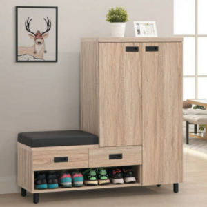 E440-5 布加迪4尺坐鞋櫃坐左