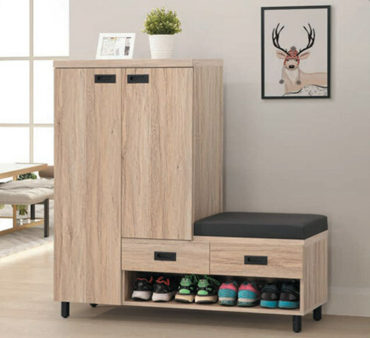 E440-6 布加迪4尺座鞋櫃坐右