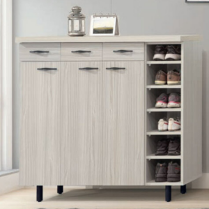 E442-3 米蘭現代白雪杉4尺鞋櫃