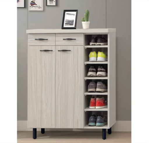 E442-4 米蘭現代白雪杉3尺鞋櫃