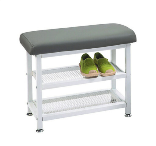 E449-10 S60鞋凳 烤白 灰 DIY 自行組裝