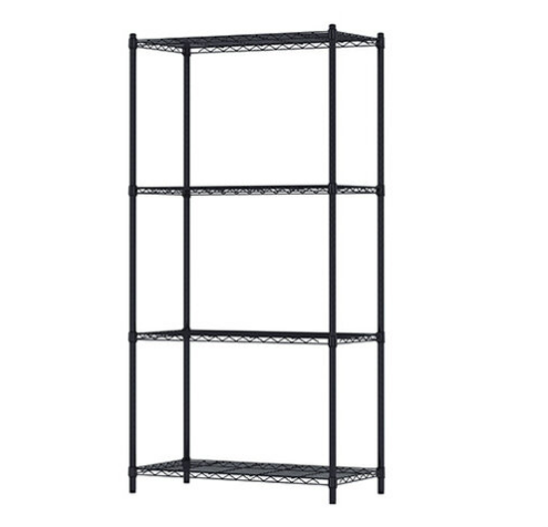 E454-1 黑色輕型四層架