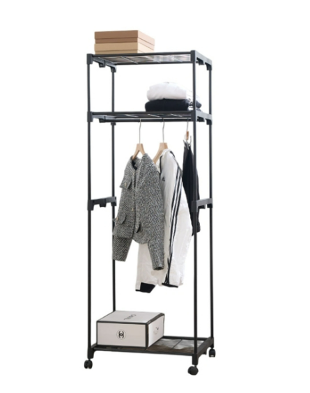 E456-7 三層單桿衣櫥架 不含布套 DIY商品 自行組裝