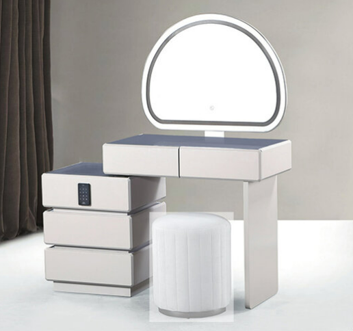 C630-6 8112化粧台+側櫃 ⊙含鏡、不含椅子