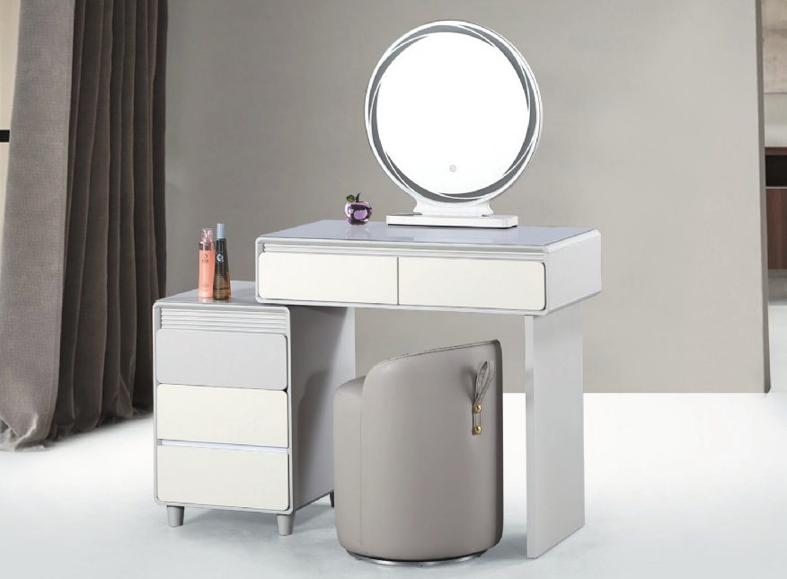 C631-7 953化粧台+側櫃 含椅 含鏡