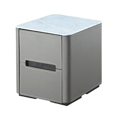 C797-1 A85馬鞍皮床頭櫃