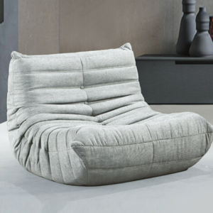 C727-5 2308毛毛蟲休閒椅灰皮