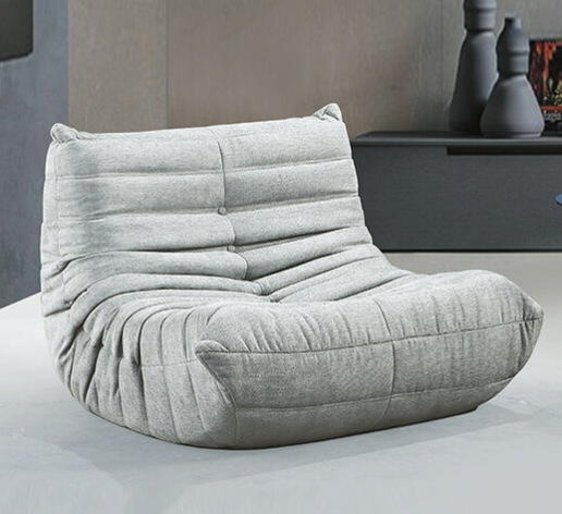 C727-5 2308毛毛蟲休閒椅灰皮