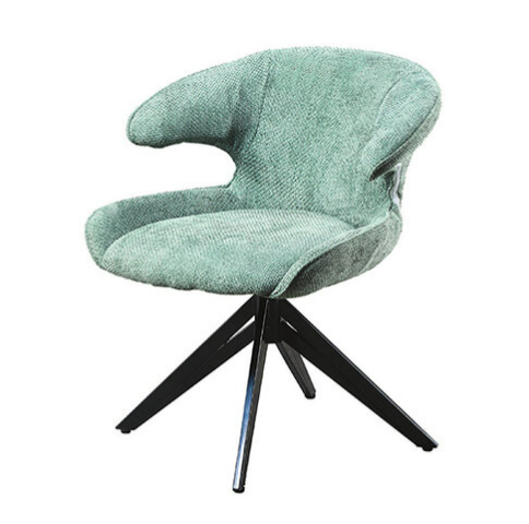 C734-2 8067旋轉休閒椅綠麻布