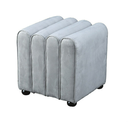 C737-1 2302淺杏絨方凳